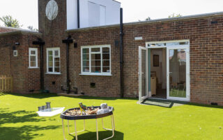 outdoor spaces at monkey puzzle cheam