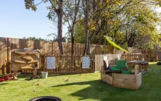 Garden space at Monkey Puzzle Cheam Garden space at Monkey Puzzle Cheam