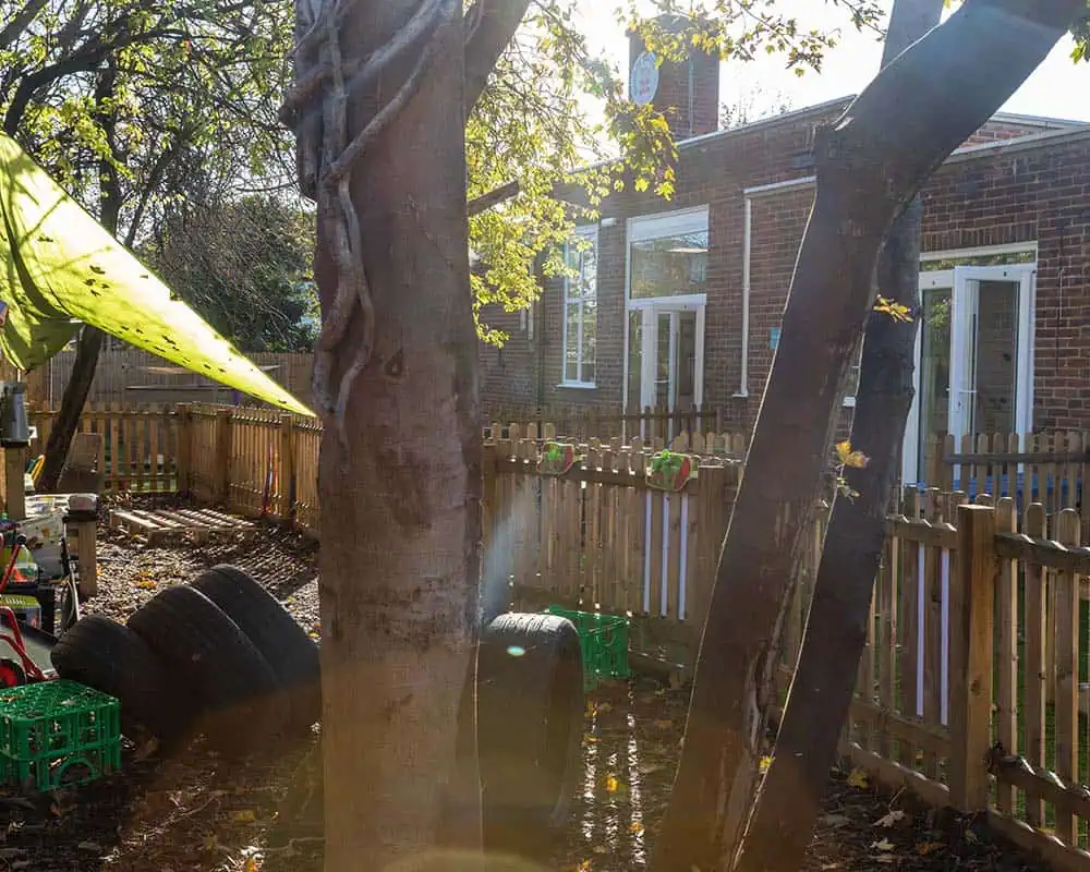 Outdoor play areas and gardens