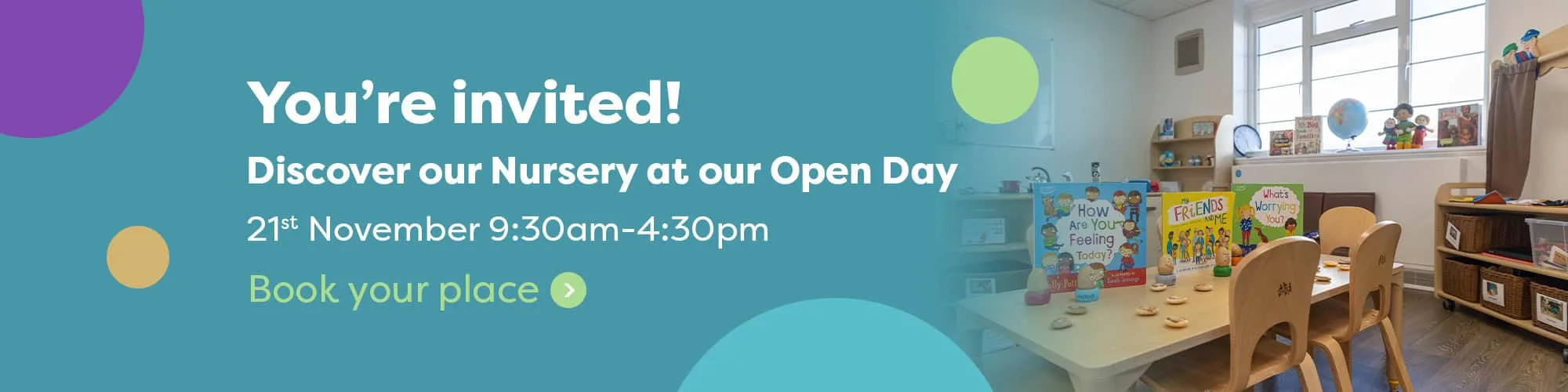 Monkey Puzzle Cheam Open Day 21 November